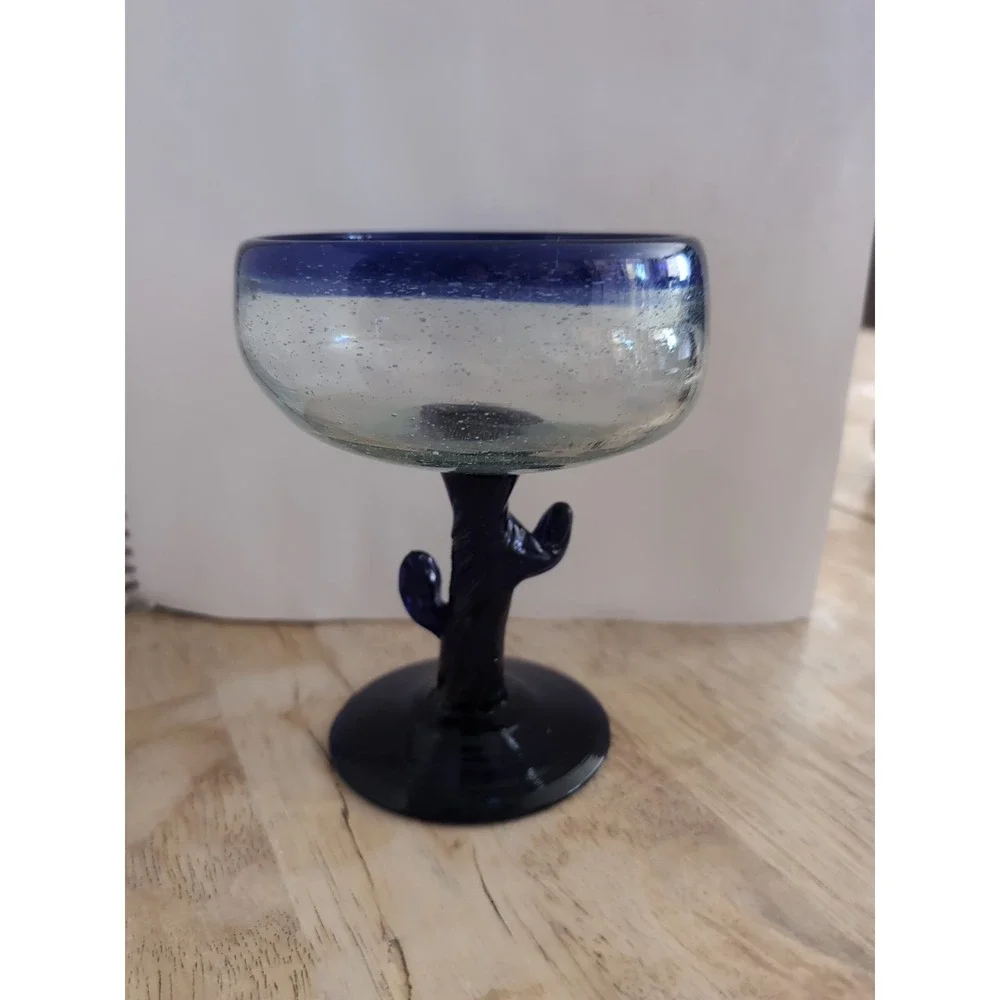 MNT VTG Libbey Cactus‎ Stem Margarita Glass